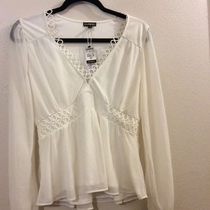 Beautiful Ivory Express Top